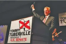  ?? AP FILE PHOTO/ BUTCH DILL ?? Former Auburn University football coach Tommy Tuberville won his U. S. Senate race Tuesday night in Alabama, but University of Alabama coach Nick Saban has no desire to follow that same path.