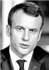  ??  ?? Emmanuel Macron