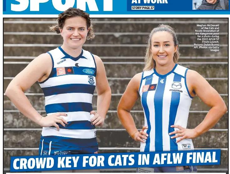 CROWD KEY FOR CATS IN AFLW FINAL - PressReader