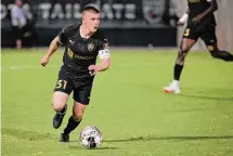  ?? Darren Abate/usl Championsh­ip ?? Connor Maloney and SAFC take on Oakland Roots on Saturday. SAFC currently is second in the Western Conference.