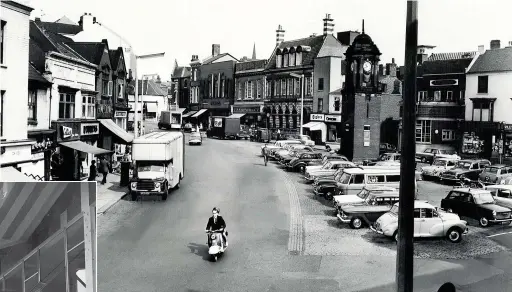  ??  ?? The marketplac­e, Wednesbury, July 31, 1963