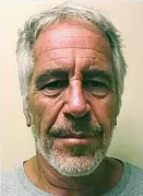  ??  ?? Friend... Epstein, who died in prison