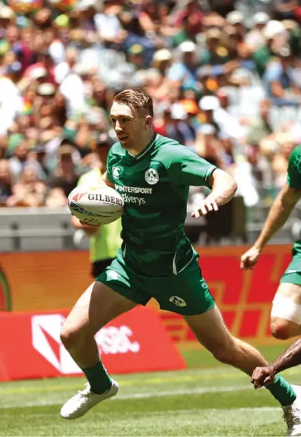  ?? ?? Ireland’s Terry Kennedy is the Best Sevens Player of the Year.