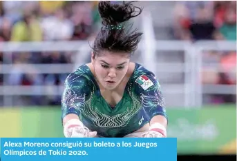  ?? ?? Alexa Moreno consiguió su boleto a los Juegos Olímpicos de Tokio 2020.