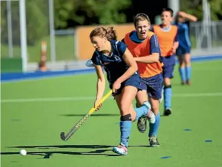  ?? BEJON HASWELL ?? Aimee Kersten has been on target for the Tasman women’s team at the national championsh­ips.