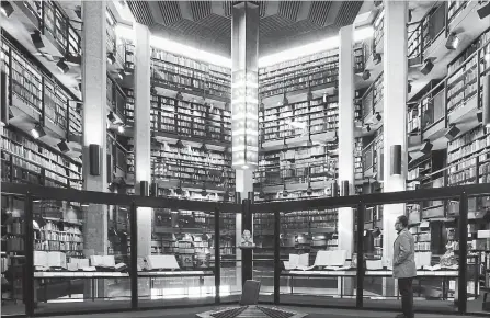  ?? UNIVERSITY OF TORONTO HANDOUT THE CANADIAN PRESS ?? University of Toronto's Thomas Fisher Rare Book Library houses a treasured collection, the kind archivists want to protect from fire and other risks.