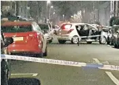  ?? ?? Police were called to the scene on Lessar Avenue, Clapham, at around 7.25pm last night