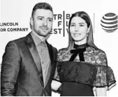  ?? EVAN AGOSTINI, INVISION/AP ?? Justin Timberlake and his wife, Jessica Biel, were set to co-host a fundraiser for Hillary Clinton in Los Angeles.