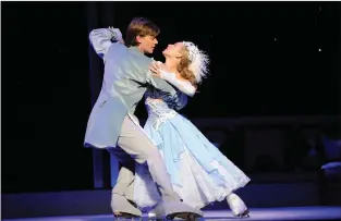  ??  ?? PRODUCTION: Experience spectacle and magic in Cinderella on Ice, that started last night.