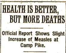  ??  ?? Headline from the Dec. 6, 1917, Arkansas Gazette