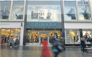  ??  ?? Shop talk: Primark is on track to deliver higher than expected profits.