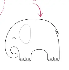  ??  ?? Use our template to create your own elephant bobbins from card!