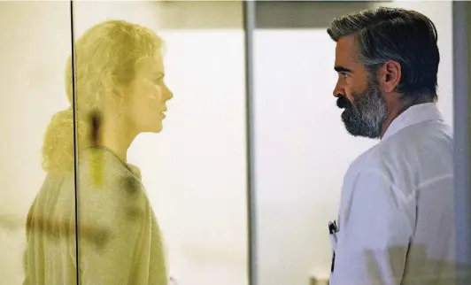  ?? FOTO: DPA ?? Colin Farrell als Steven Murphy und Nicole Kidman als Anna Murphy in „The Killing of a Sacred Deer“.