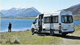 ??  ?? Rental RV operator Tourism Holdings was the top performer, up 3.1 per cent at $4.69.