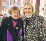  ?? (Pic: PJ English) ?? Rosaline and Audrey O’Grady, pictured at the Mass held to celebrate the Sisters of Mercy in Clogheen.