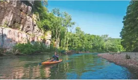  ??  ?? Current River, Ozark National Scenic Riverways.