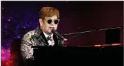  ?? AP PHOTO BY EVAN AGOSTINI ?? Singer Elton John performs before announcing final world tour at Gotham Hall on Wednesday in New York.
