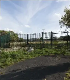  ??  ?? The site on Knappagh Road on which 28 Social Housing units will be built.