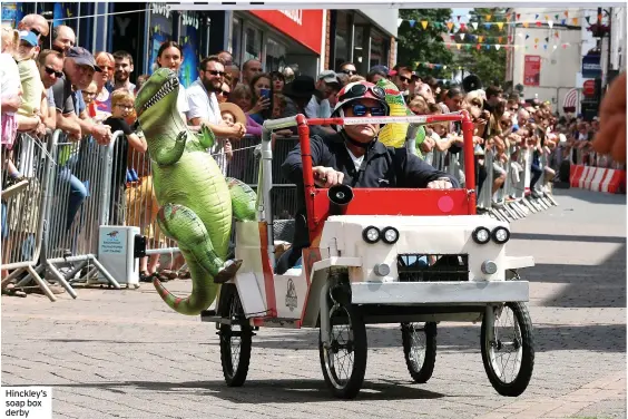  ?? ?? Hinckley’s soap box derby