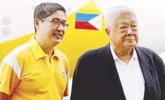  ??  ?? “All the lessons my dad, John Gokongwei Jr., taught us, he taught not through words, but by example. And all the lessons he taught guide me until now,” Lance Gokongwei, Cebu Pacific CEO and president, shares.