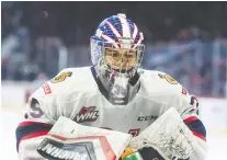  ?? MATT SMITH ?? Donovan Buskey has proven himself with his solid work ethic since the Pats traded Max Paddock to the Prince Albert Raiders on Jan. 9.