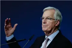  ?? Bild: MARKUS SCHREIBER/TT ?? TIDEN ÄR ALLT. Michel Barnier är EU:S chefsförha­ndlare om brexit.