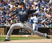  ?? MATT MARTON / ASSOCIATED PRESS ?? Braves rookie Max Fried will make his second major league start and fifth appearance Saturday against the Marlins at SunTrust Park.