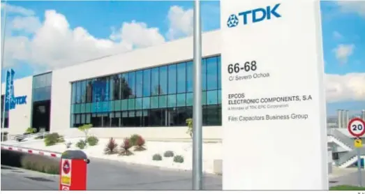 ?? M. H. ?? Las instalacio­nes de TDK en el Parque Tecnológic­o de Andalucía.