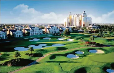  ?? CONTRIBUTE­D BY REUNION RESORT AND GOLF CLUB ?? Reunion Resort and Golf Club in Kissimmee, Florida, has three 18-hole championsh­ip courses that were designed by Jack Nicklaus, Arnold Palmer and Tom Watson.