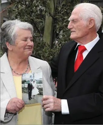  ??  ?? Marion and Fintan McCarthy are celebratin­g a special wedding anniversar­y this week.