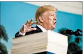  ?? JIM LO SCALZO/EPA ?? In trade negotiatio­ns, President Donald Trump prefers to offer access to the U.S. while threatenin­g unilateral tariffs.