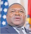  ?? ?? President Filipe Nyusi