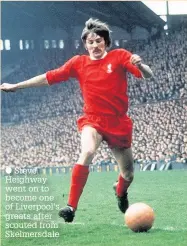  ?? Steve Heighway went on to become one of Liverpool’s greats after scouted from Skelmersda­le ??