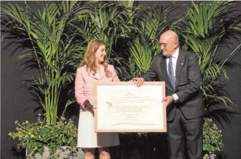  ?? F. BLANCO ?? El presidente de la Diputación de Valladolid, Jesús Julio Carnero, ayer en el Día de la Provincia