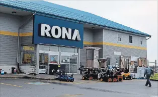  ?? LANCE ANDERSON/METROLAND ?? RONA stores in Lakefield and Peterborou­gh will close, its parent company announced.