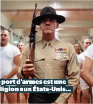  ??  ?? Le port d’armes est une religion aux États-Unis…