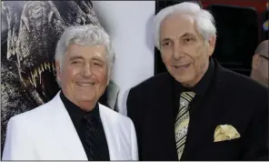  ?? (AP/Reed Saxon) ?? Producers Sid Krofft (left) and Marty Krofft arrive at the premiere of “Land of the Lost,” at Grauman’s Chinese Theater in Los Angeles in May 2009.