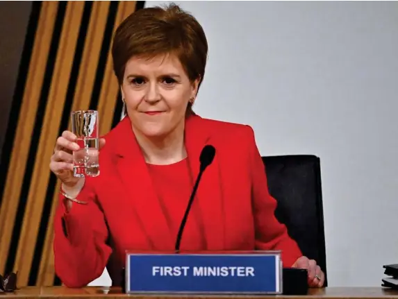  ??  ?? SNP leader Nicola Sturgeon’s eight-hour grilling before the Scottish parliament showed her to be as formidable a politician as ever