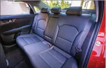  ??  ?? To make the new Forte easier to get in and out, the design and engineerin­g teams revisited door openings and seat positions. The seats themselves are stronger and lighter and have been recognized by the IIHS for their contributi­on to increased passenger protection.