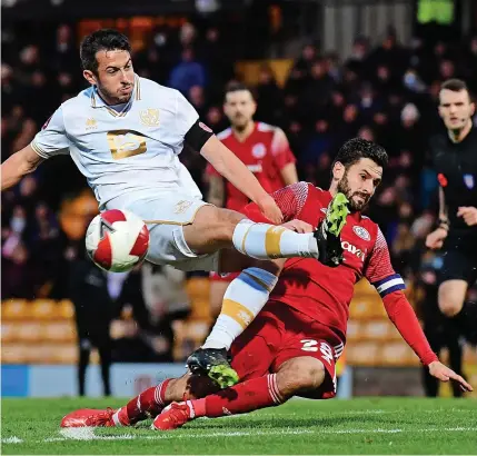  ?? ?? FLYING HIGH: Port Vale midfielder Ben Garrity says the players must keep driving standards.