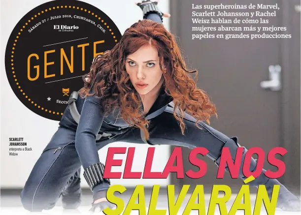  ??  ?? Scarlett JOHANSSON interpreta a Black Widow