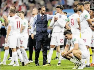  ?? BILD: SN/AP ?? Bittere Niederlage für England und Trainer Gareth Southgate.