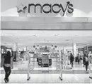 ?? TED SHAFFREY/AP FILE ?? Macy’s said Sunday that its board would carefully review the revised offer and that it did not intend to comment further until the evaluation was complete.