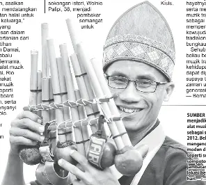 Rio Sanggup Tinggalkan Gaji Lumayan Untuk Ceburi Muzik Tradisional Pressreader