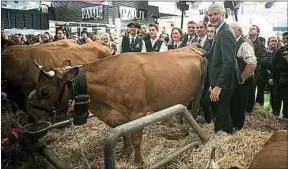  ??  ?? Présent au Salon lundi, Laurent Wauquiez a critiqué Emmanuel Macron.