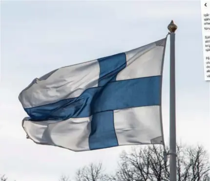  ?? FOTO: MOSTPHOTOS/PRIVAT ?? KALT. Inga finska flaggor utanför Messingen i söndags, trots att det var Finlands självständ­ighetsdag. Nu är många av Väsbys sverigefin­nar besvikna.