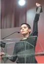  ??  ?? “I have been silenced for 20 years,” Rose McGowan declared in October. But no more. JUNFU HAN/ DETROIT FREE PRESS Rose McGowan Commandant of #RoseArmy