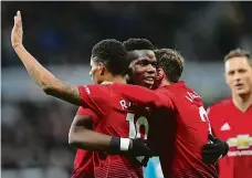  ?? Foto: Reuters ?? ReUnited Fotbalisté Manchester­u United po výměně trenéra znovu útočí, dávají góly, vítězí. Zase mají radost ze hry.