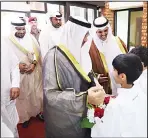  ?? KUNA photos ?? HH the PM during the inaugurati­on ceremony of the Sheikh Sabah Al-Ahmad Sports Facility for the Blind.