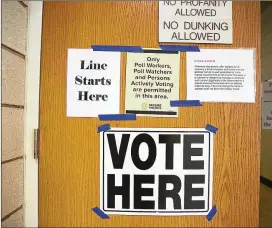  ?? ALYSSA POINTER/ALYSSA.POINTER@AJC.COM ?? Smyrna is just one of the many cities across six counties that returns to the polls today to choose a mayor, among other elections.